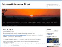 Tablet Screenshot of pedroenelrif.com